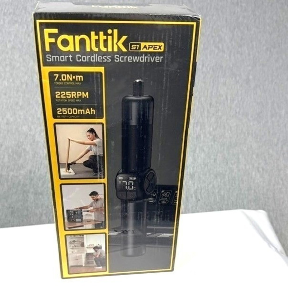 Fanttik S1 Apex Smart‎ Cordless Screwdriver 7.0Nm 225RPM 2500mAh with 20 Bits